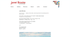 Desktop Screenshot of janetbrooke.com