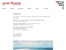 Tablet Screenshot of janetbrooke.com